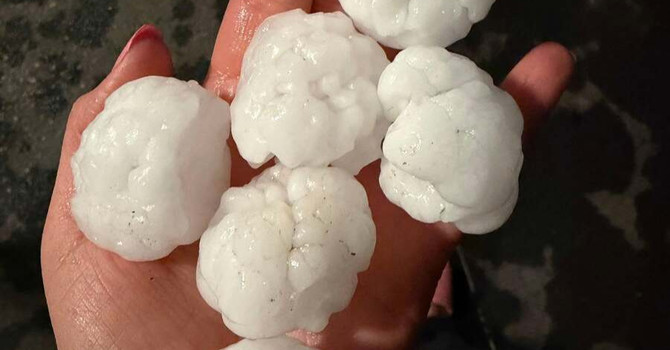 La grandine che ha colpito il Ticino e il Mendrisiotto nelle foto degli utenti dell'App MeteoSwiss proposte da MeteoSvizzera/2 La grandine che ha colpito il Ticino e il Mendrisiotto nelle foto degli utenti dell'App MeteoSwiss proposte da MeteoSvizzera/2