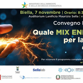 Mix Energetico, le scelte che cambieranno il futuro dell'Italia: a Biella il confronto con il Ministro Pichetto Fratin