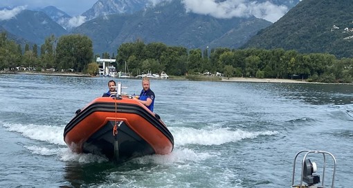 Trovato il corpo dell'uomo inabissatosi nel lago Maggiore venerdì scorso: era a oltre cento metri di profondità