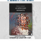 Lo scrittore e attore Paolo Avanzi alla Villa Turconi di Lanzo Intelvi (Como)