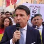 Conte in piazza: "Ddl caccia è contro la Costituzione, ci opporremo duramente" Conte in piazza: "Ddl caccia è contro la Costituzione, ci opporremo duramente"