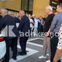 Omicidio suicidio a Pietralata, l'uscita delle bare della famiglia Omicidio suicidio a Pietralata, l'uscita delle bare della famiglia