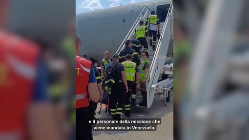Venezuela, partita la missione italiana della Protezione civile: chi sono i 97 esperti