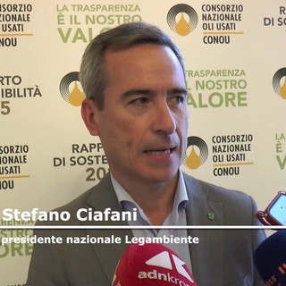 Ambiente: Ciafani (Legambiente), 'picchi straordinari di raccolta e rigenerazione olio minerale' Ambiente: Ciafani (Legambiente), 'picchi straordinari di raccolta e rigenerazione olio minerale'
