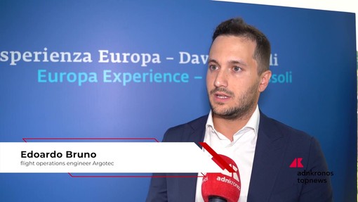 Unione Europea: Edoardo ( Argotec), 'I fondi europei spingono l'aerospazio e il monitoraggio del territorio' Unione Europea: Edoardo ( Argotec), 'I fondi europei spingono l'aerospazio e il monitoraggio del territorio'