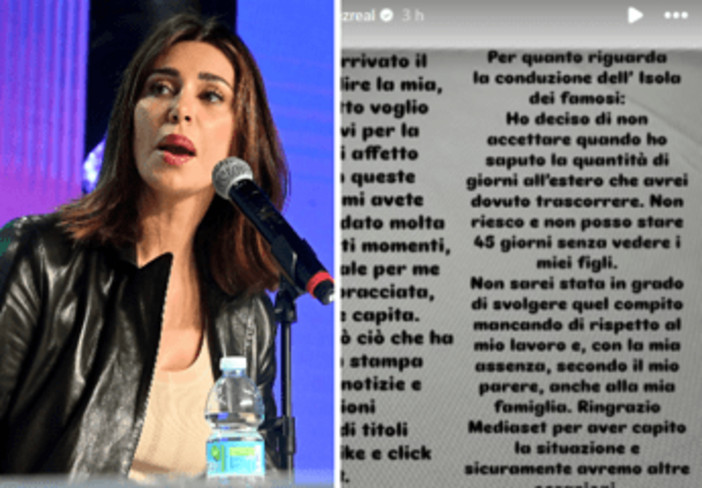 Belen e l'Isola dei Famosi: "Ho rifiutato la conduzione, non posso stare lontano dai miei figli"