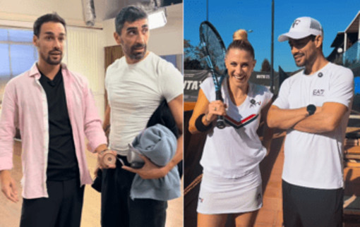 Ballando, scintille tra Fognini e Magnini dietro le quinte: &quot;Padel o nuoto?&quot;