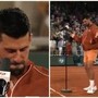 Roland Garros, Djokovic vince e... balla