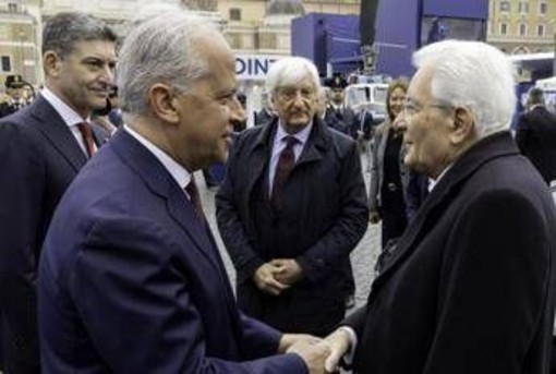 Roma, Mattarella visita lo 'Spazio legalità' a piazza del Popolo