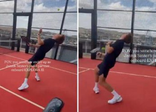 Sinner, il padel fa male: Jannik 'preso a pallate' Sinner, il padel fa male: Jannik 'preso a pallate'