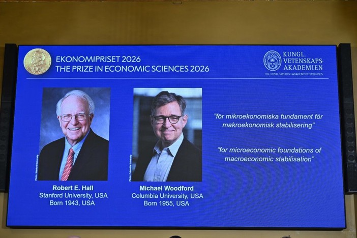 Premio Nobel per l’economia assegnato agli americani Hall e Woodford Premio Nobel per l’economia assegnato agli americani Hall e Woodford