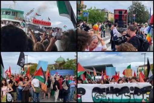 Corteo per Gaza al Lido di Venezia, organizzatori: &quot;Siamo oltre 5mila&quot;