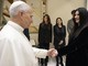 Il Papa incontra Laura Pausini: &quot;Già da Sanremo ero un suo fan&quot;