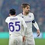 Rakow-Fiorentina 1-2: viola ai quarti di Conference League con gol da centrocampo di Pongracic