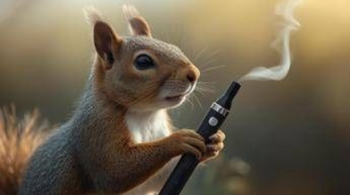 Scoiattoli 'fumano' sigarette elettroniche, scatta l'allarme degli esperti in Uk Scoiattoli 'fumano' sigarette elettroniche, scatta l'allarme degli esperti in Uk