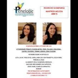Quindicenne scomparsa da Ostia, ricerche in corso per Melissa Manfredi