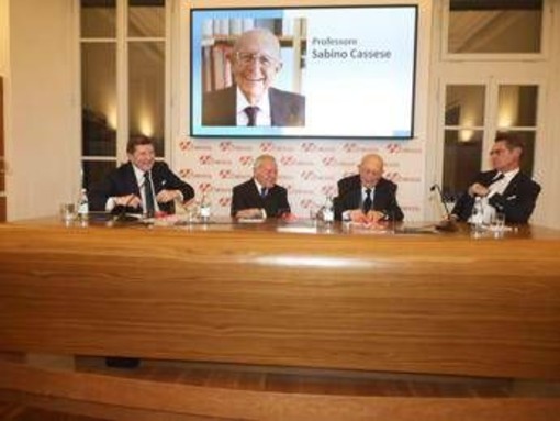 Premi, il Catricalà 2025 a Sabino Cassese e Andrea Illy