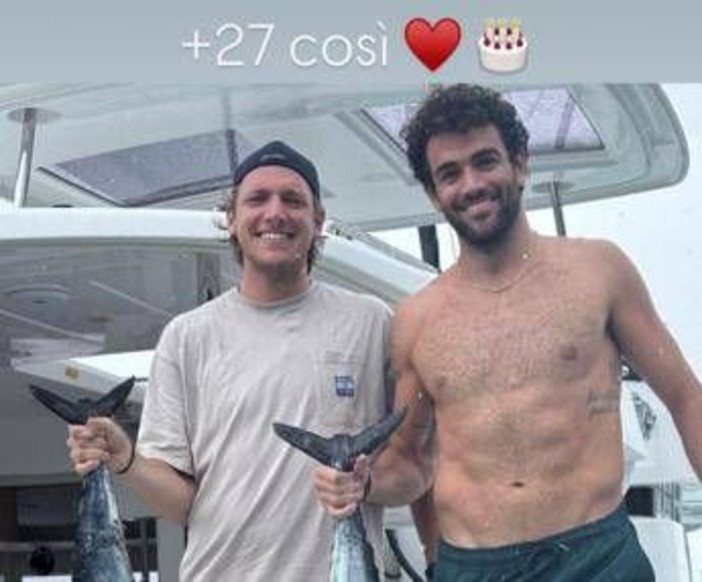 Berrettini, giornata di pesca alle Maldive e auguri social al fratello Jacopo Berrettini, giornata di pesca alle Maldive e auguri social al fratello Jacopo