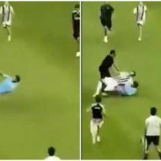 Juventus, invasione di campo e intervento killer di un tifoso su Gatti