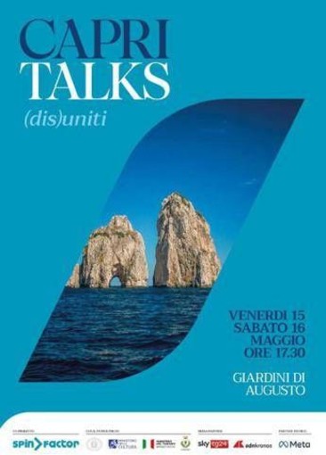 Spin factor lancia 'Capri talks', 15 e 16 maggio con Schillaci, Pichetto, Calenda e Durigon