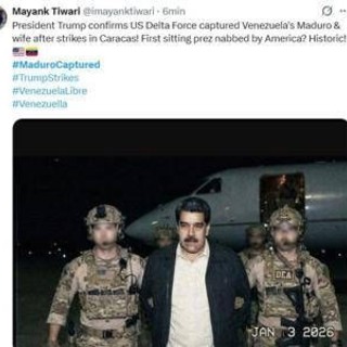Venezuela, l'arresto di Maduro e il giallo della foto che circola online