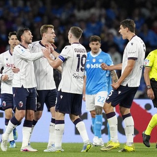 Napoli ko contro il Bologna, rinviata la qualificazione Champions