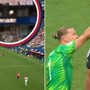 Norvegia-Inghilterra, svista choc su gol Bellingham: pallone colpisce cavo telecamera Norvegia-Inghilterra, svista choc su gol Bellingham: pallone colpisce cavo telecamera