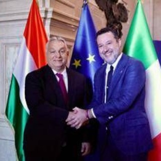 Salvini vede Orban: &quot;Massima sintonia&quot; su clandestini e focus su Ue e green deal