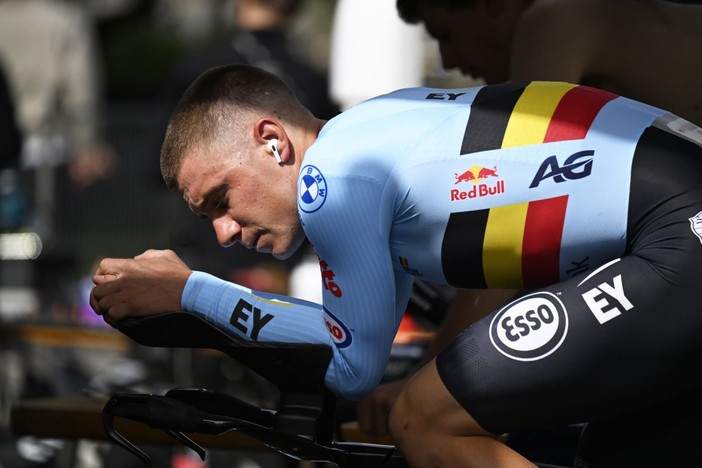 Per Evenepoel poker iridato nella crono di Montreal, secondo Ganna